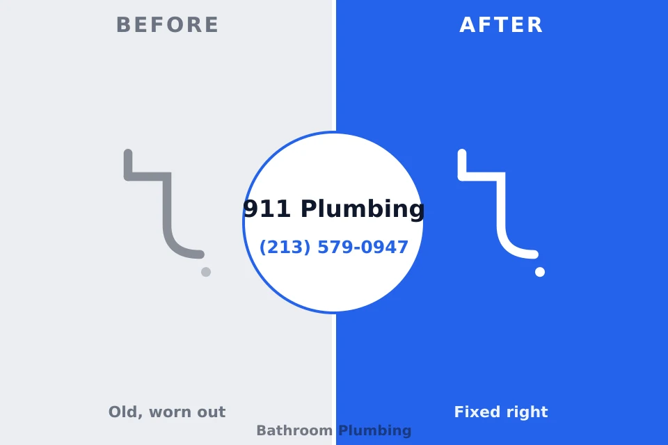 Before and after: plumbing repair Plandome Heights, NY
